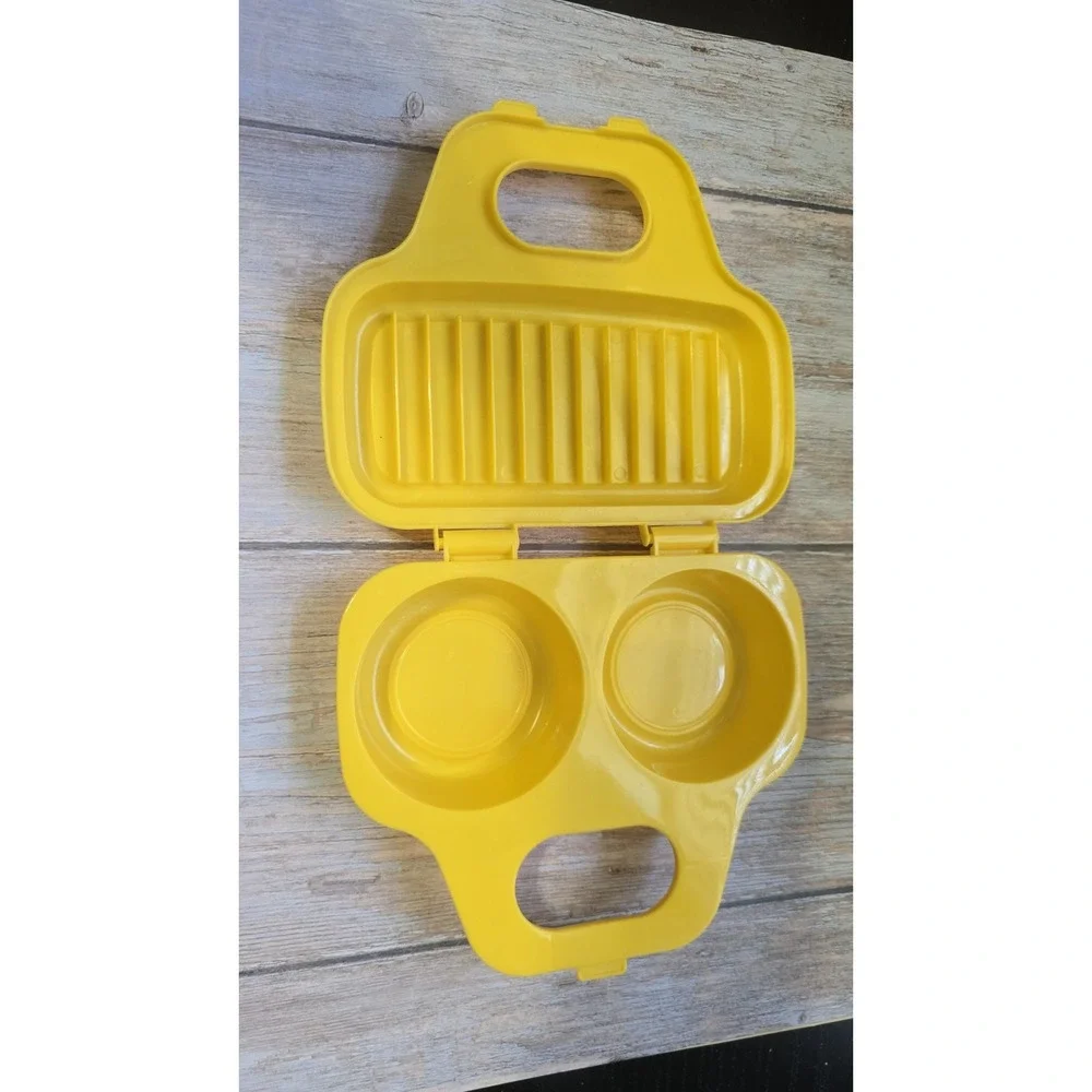 Miracle WARE by Progressive Microwave Egg Poacher Yellow With To ...